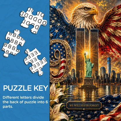 🧩🦅Never Forget 9/11 Jigsaw Puzzle 1000 Pieces