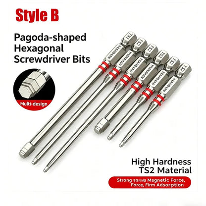6-Piece Magnetic Hex Socket Bit Set 🔧 Grip Small Nuts Faster Without Constant Slipping & Dropping