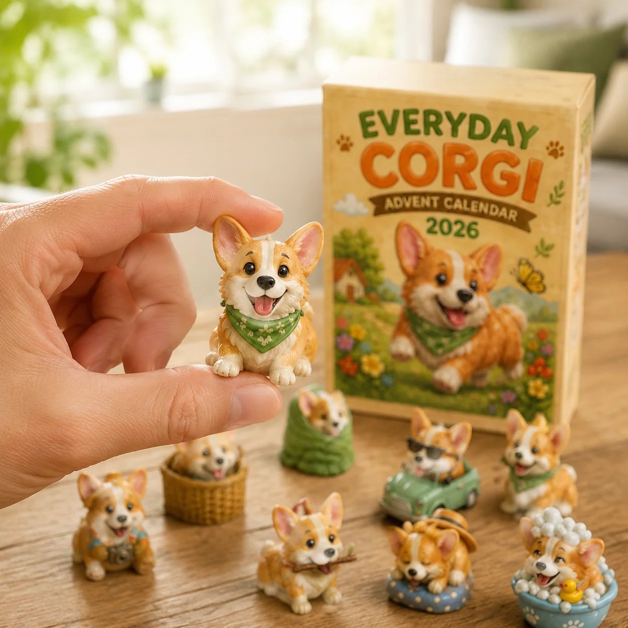 🔥50% Off Last Day🔥 - ✨Everyday Corgi Advent Calendar 2026 - 24-Day Festive Countdown