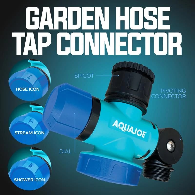 360° Rotating Garden Hose Tap Connector