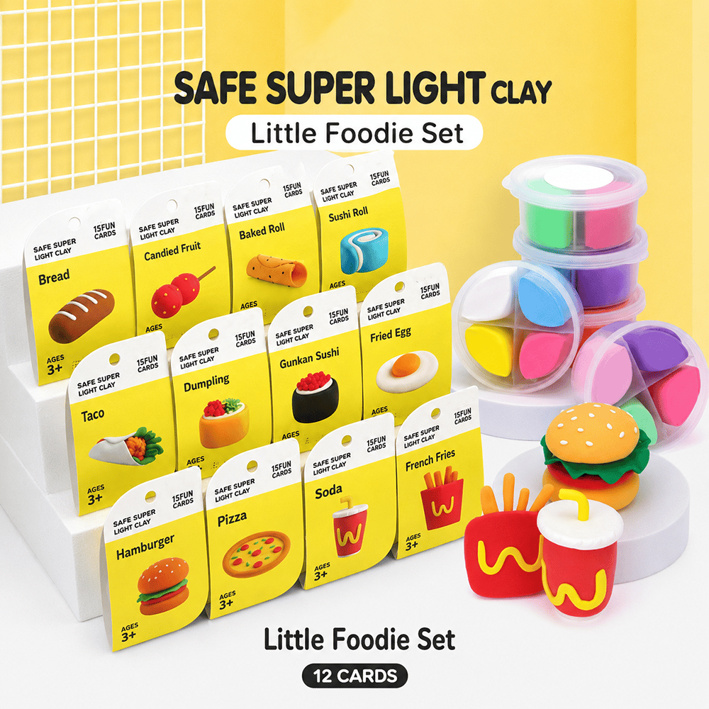 🎨 Air-Dry Clay Kit for Kids