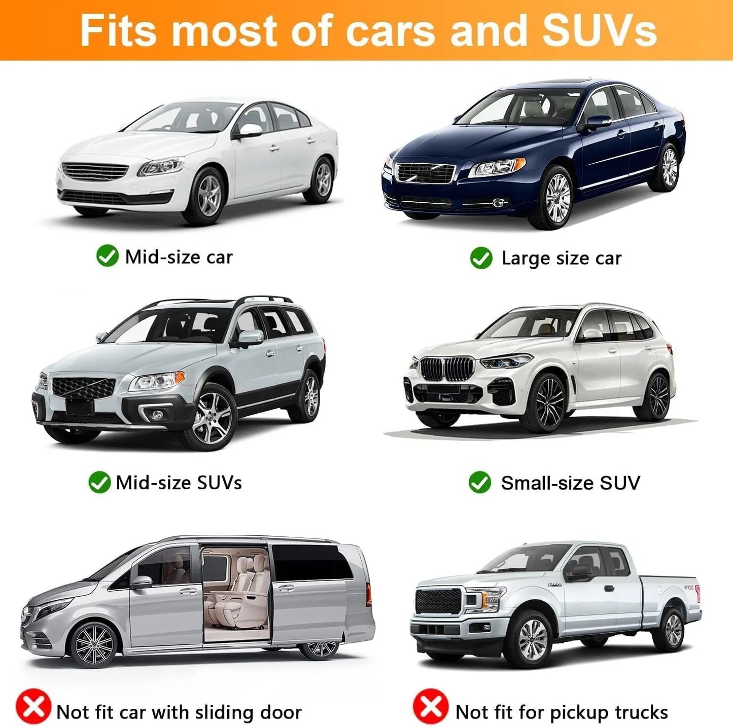 🔥 HOT SALE 🔥Car Anti‐Mosquito Screen/Net, 4 Pack Car Sunshade Curtain, Mosquito Net For Car Glass, Privacy Window Mesh
