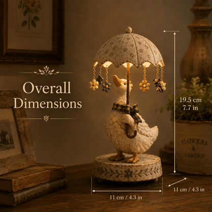 🎁 Vintage animal-shaped lamp with a rotating shade