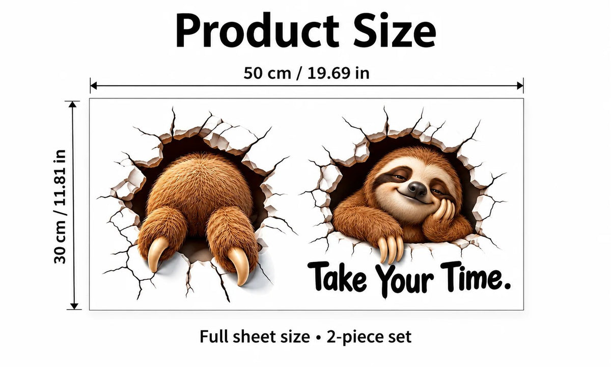 😂 Bathroom Buddies – Funny 3D Illusion Toilet Sticker Set | Removable 3D Illusion Stickers for Funny Bathroom Decor & Gag Gifts 🦝