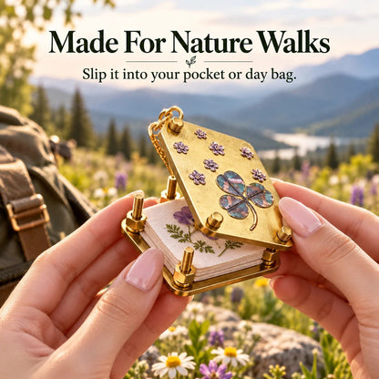 🌸Pocket-Sized Mini Flower Press – Preserve Tiny Blooms & Nature Memories 🌿