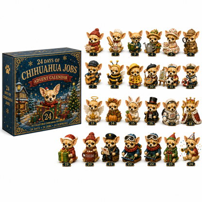 Chihuahua Jobs Advent Calendar 2026 – 24 Days of Unique Chihuahua Miniature Collectibles