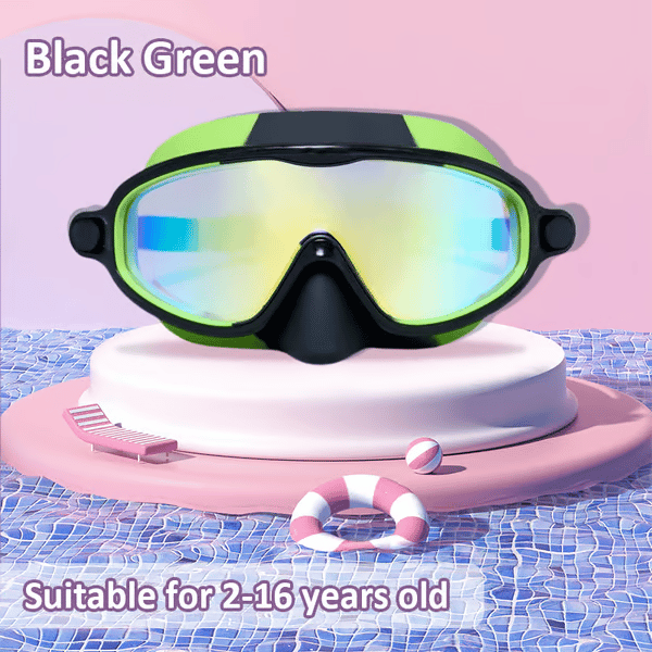 🏊‍♀️ Buy 1 Get 1 Free🏊‍♀️-HD children's large frame waterproof and anti-fog swimming goggles🏊‍♀️