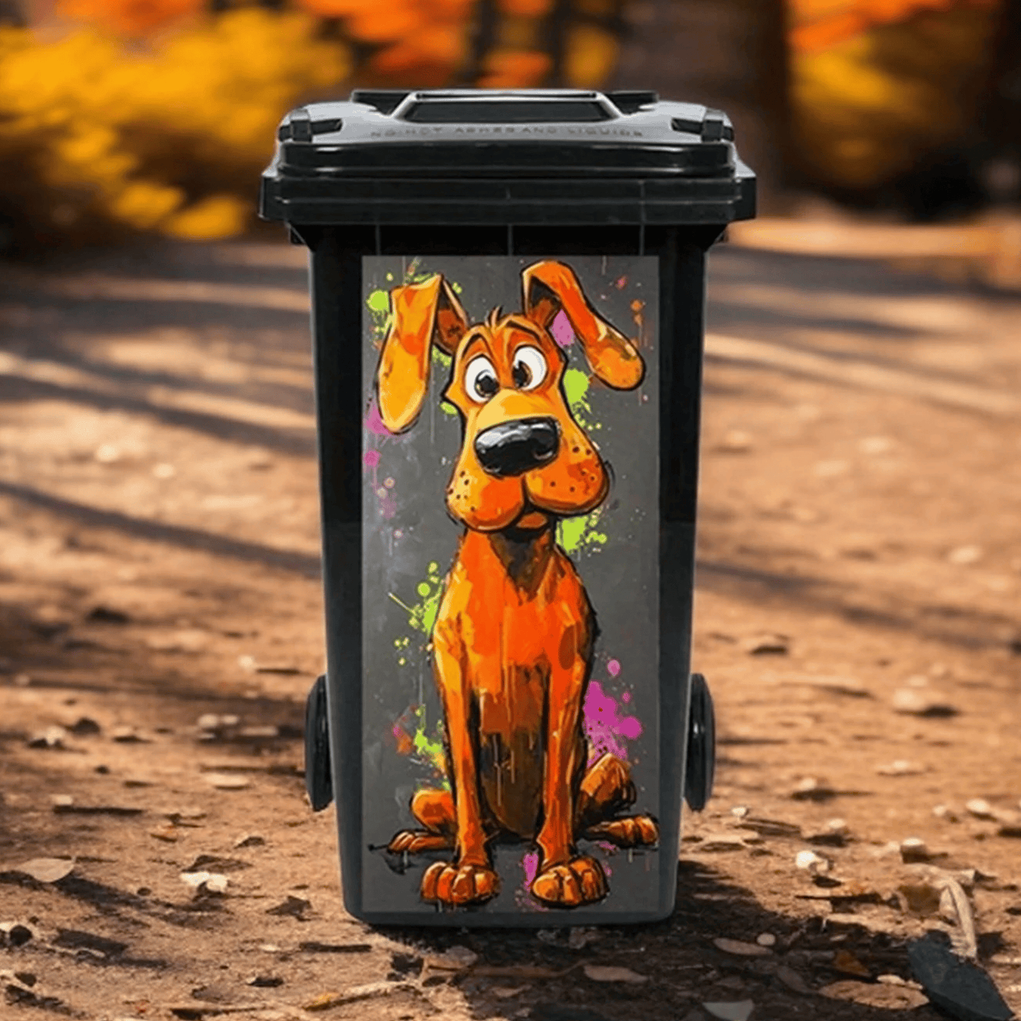 🔥Last Day 50% OFF -🗑Creative Trash Can Sticker with Colourful Cartoon✨