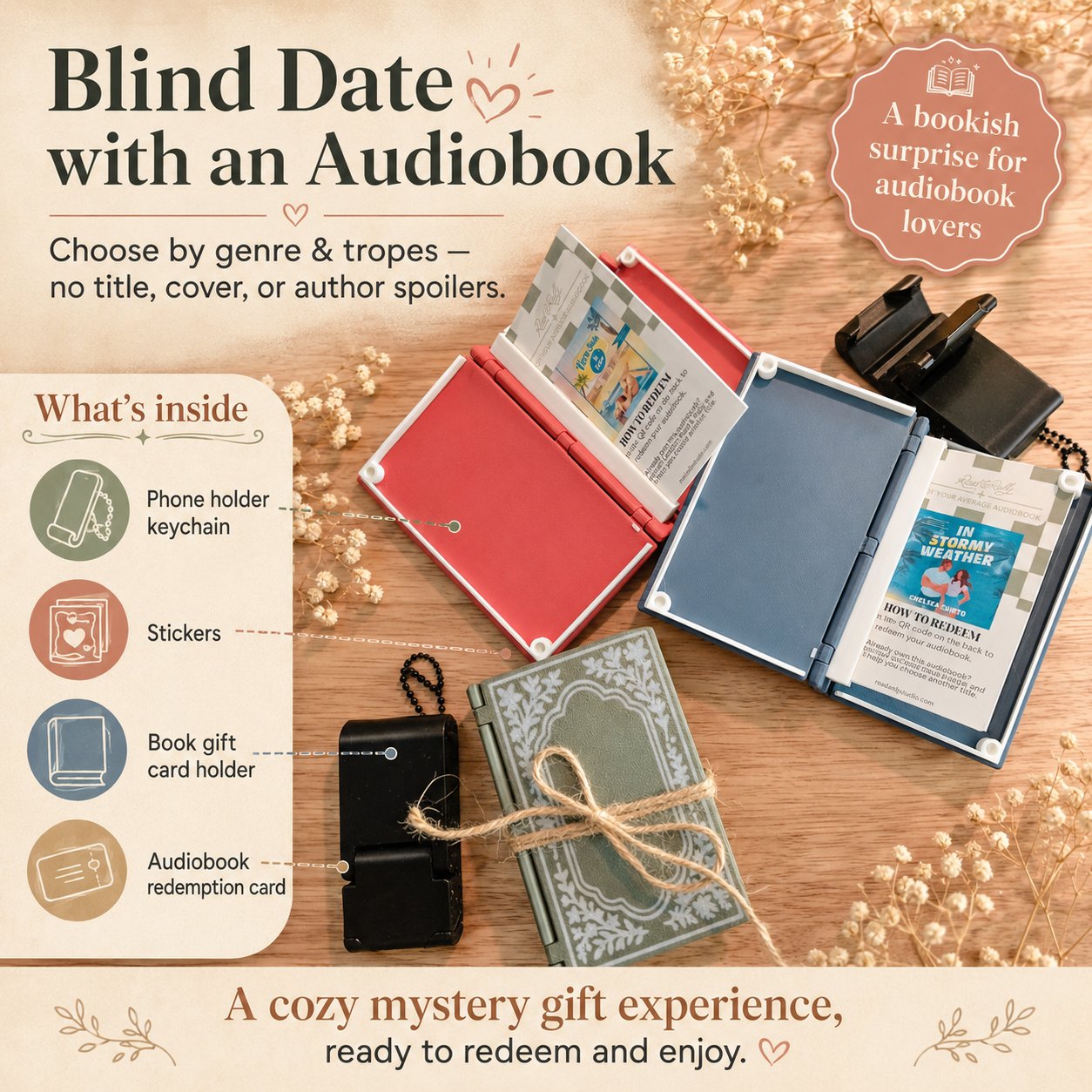 📚Blind Date With An Audiobook 🎧 | Mystery Audiobook Gift For Book Lovers