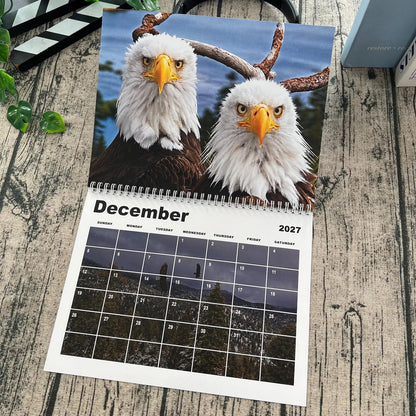 Jackie & Shadow 2027 Bald Eagle Wall Calendar