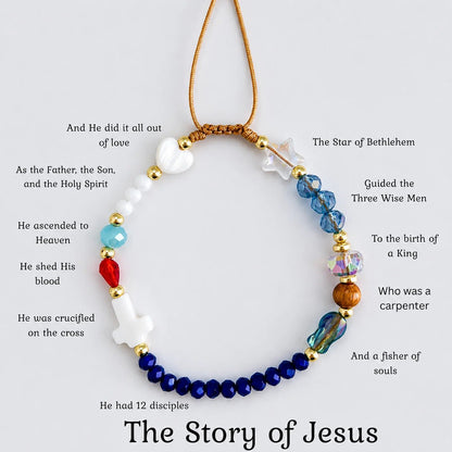 🔥Last Day 49% OFF - ✝️🙏Handmade Story of Jesus Bracelet
