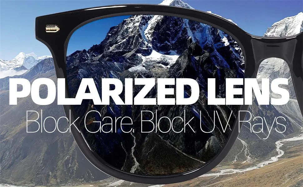 Women's Polarized UV400 Sunglasses – Ultra-Light 25g Frames
