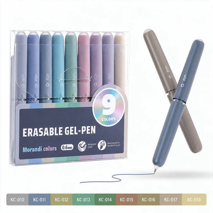 🏆 LIMITED-TIME 50% OFF! ✨9 Colors Erasable Gel Pen Set