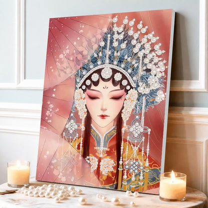 ✨ LAST DAY 49% OFF – Premium Pearl Self-Adhesive Canvas Art Kit | Pre-Printed Oil Canvas with Acrylic Pearl Pieces DIY Elegant 40×50cm Wall Decor 🖼️💎