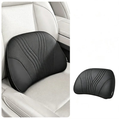 🚗💤Reduce fatigue while driving! Universal memory foam neck pillow for car – ergonomic headrest for long road trips.