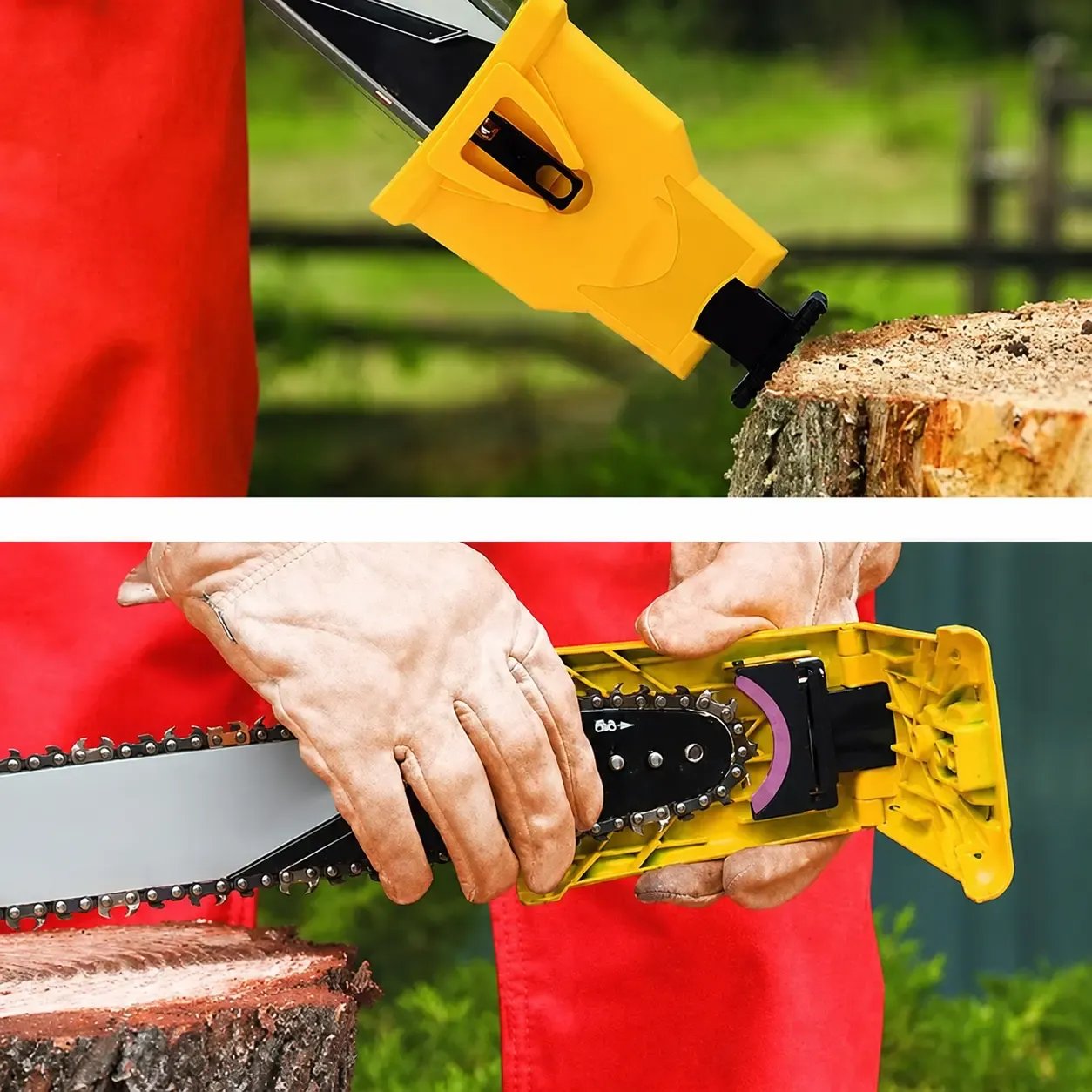 Portable 14-20" Chainsaw Chain Sharpener