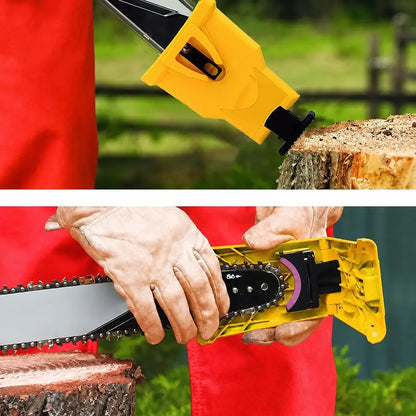 Portable 14-20" Chainsaw Chain Sharpener