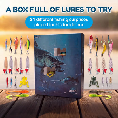 🎣 Angler’s Advent Calendar – 24 Fishing Lure Surprises