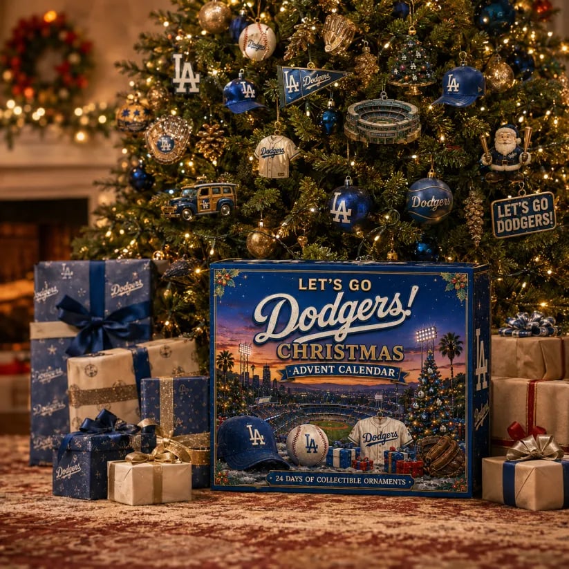 🎄 Let’s Go Dodgers! Baseball Christmas Advent Calendar