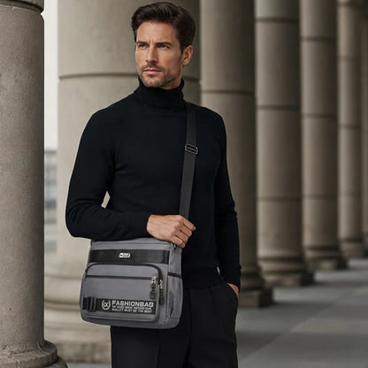 Urban Utility Messenger Bag – Water-Resistant & Multi-Compartment Design