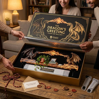 🐉 Dragon Duel Plasma Beam Wall Shelf Light