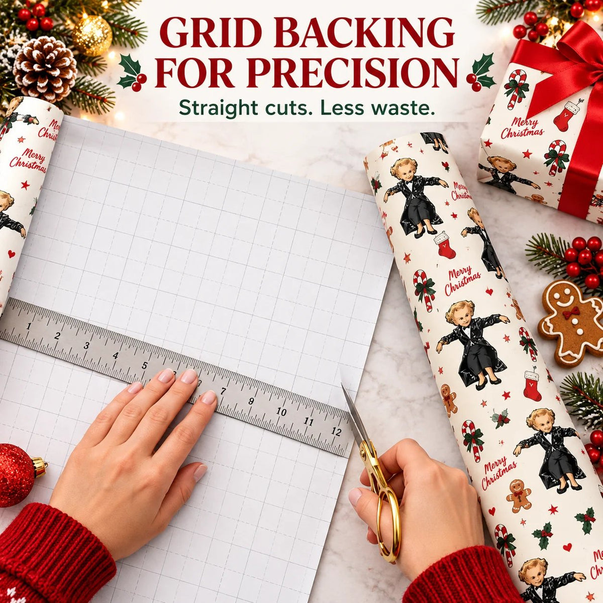 🔥Buy More Save More🔥 - 🎄🎁Iconic 'JD' Meme Christmas Wrapping Paper