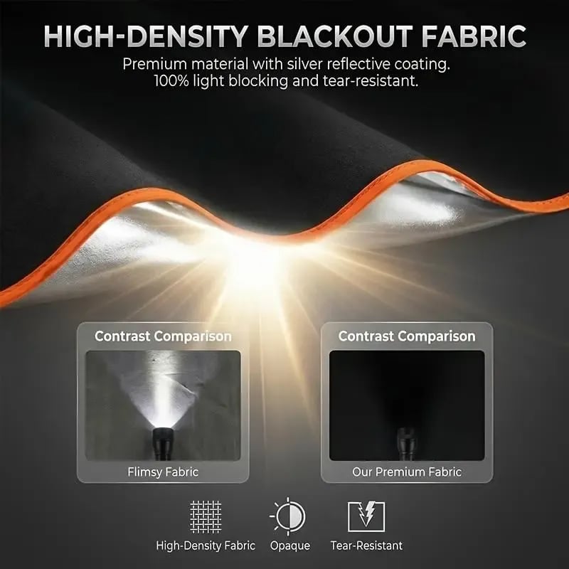 🎉2026 New Portable Heat-Insulating Vehicle Sunshade, Upgraded Thickened Front Window Sun Shade☀️🚗