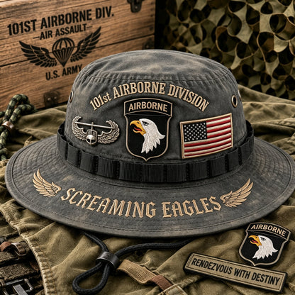 🇺🇸 Last Day Promo: 49% OFF🦅101st Airborne Division Screaming Eagles Tribute Boonie Hat
