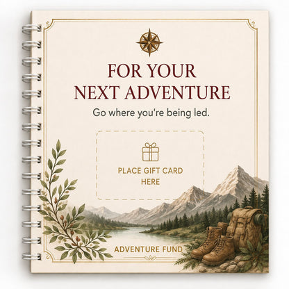 ✝️FAITH GIFT CARD BOOK📚 14 Themed Pages, Hardcover & Durability Line