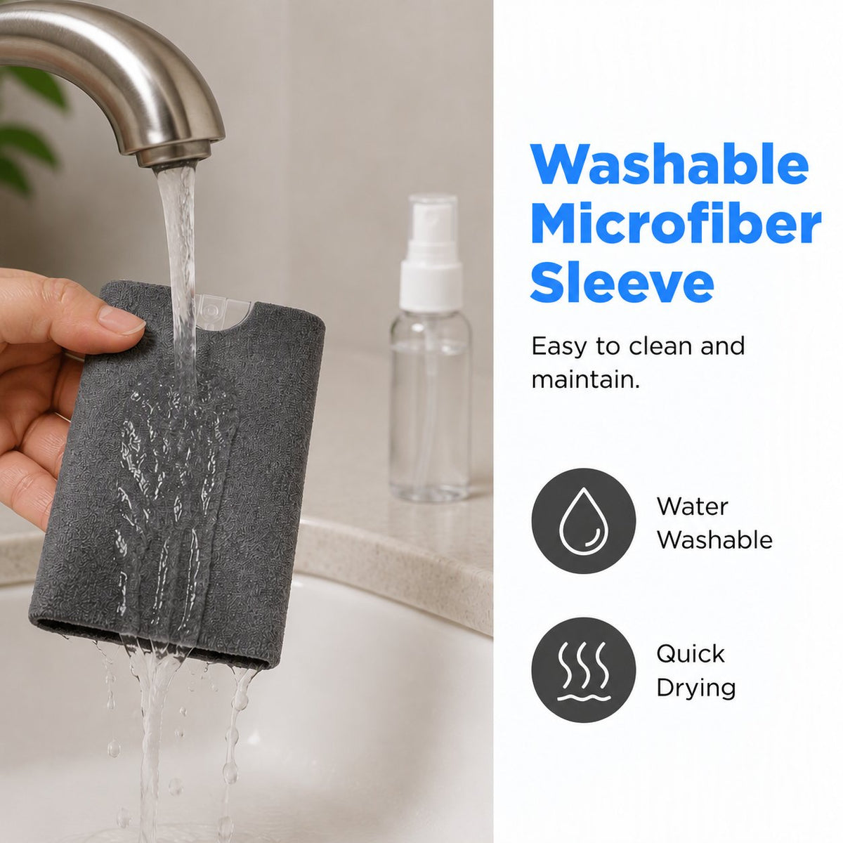 🎁Buy one get one free🔥🔥🔥Portable 2-in-1 Screen Cleaner & Microfiber Cloth