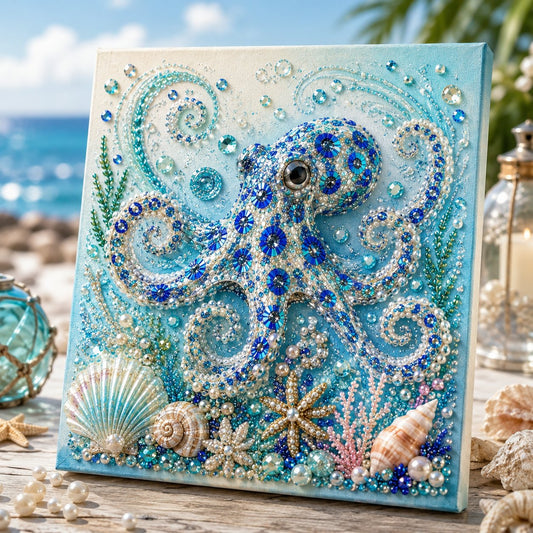 🔥Last Day 49% OFF - 🌊✨Ocean Theme Pearl Art DIY Kit(📦Buy 2 Free Shipping)