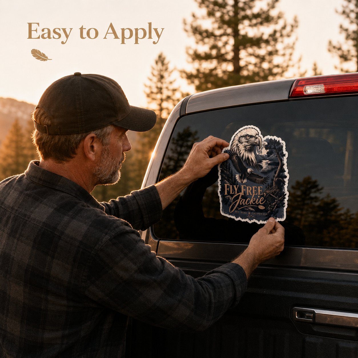 ✝️Forever Soaring🙏Bald Eagle Memorial Sticker(5 Pcs)