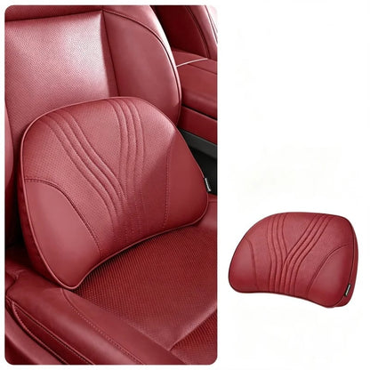 🚗💤Reduce fatigue while driving! Universal memory foam neck pillow for car – ergonomic headrest for long road trips.