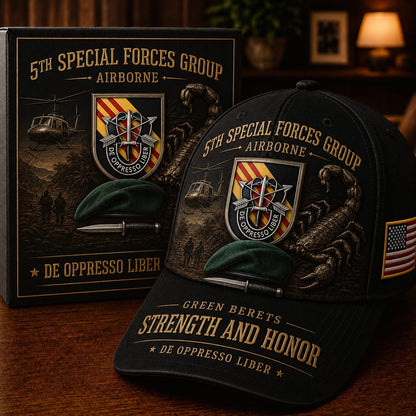 🗡️U.S. Army Special Forces “De Oppresso Liber” Tribute Cap