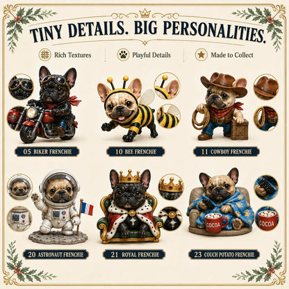 ⏳ Last Day 49% OFF – 🐶 24-Day French Bulldog Christmas Advent Calendar | 24 Unique Collectible Frenchie Characters with Different Outfits, Personalities & Daily Holiday Surprises 🎄✨