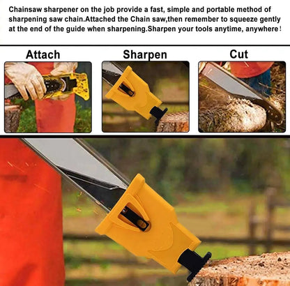 Portable 14-20" Chainsaw Chain Sharpener