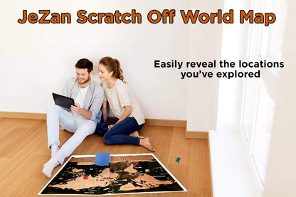 🎉Scratch Map of the World