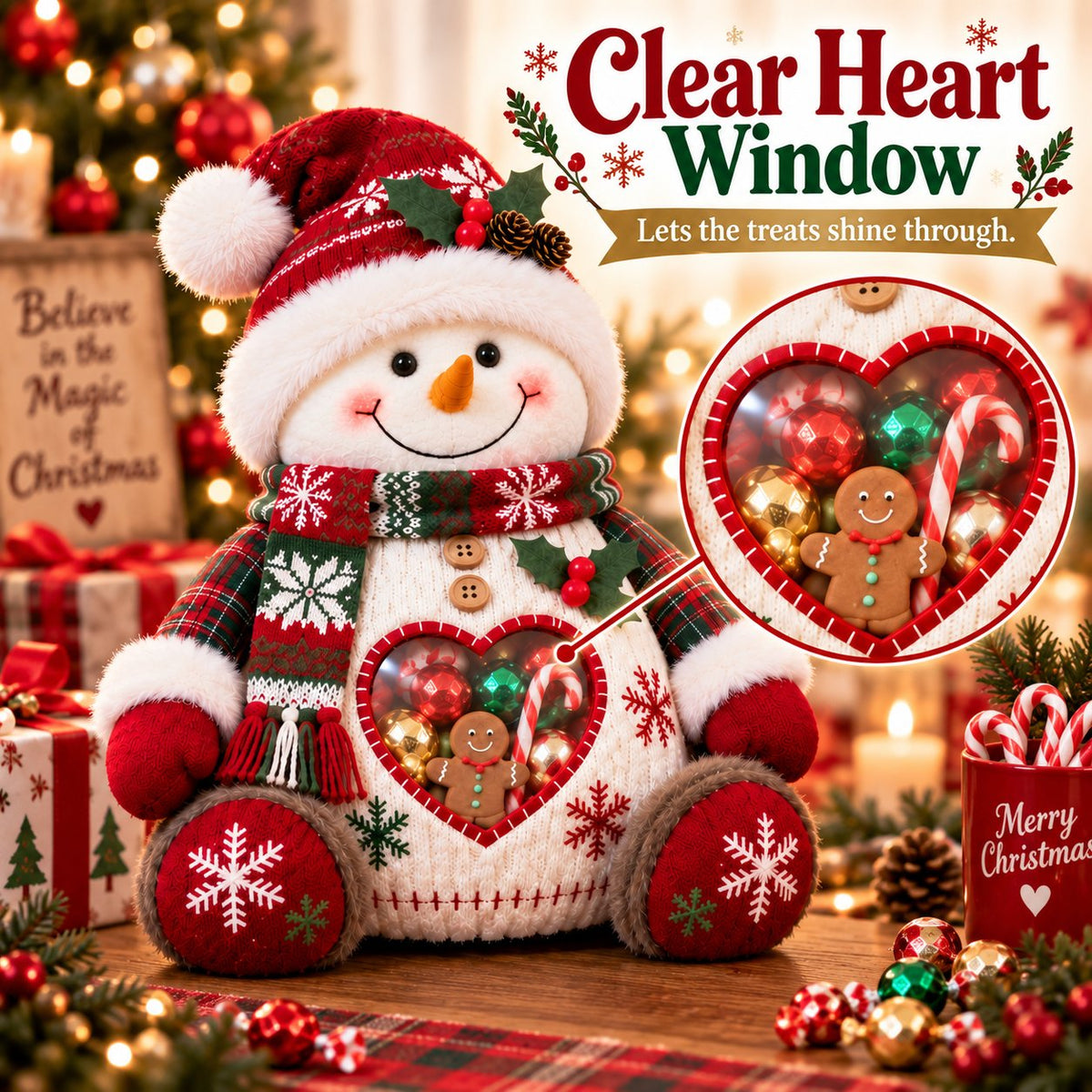 Christmas Character Refillable Treat Holder