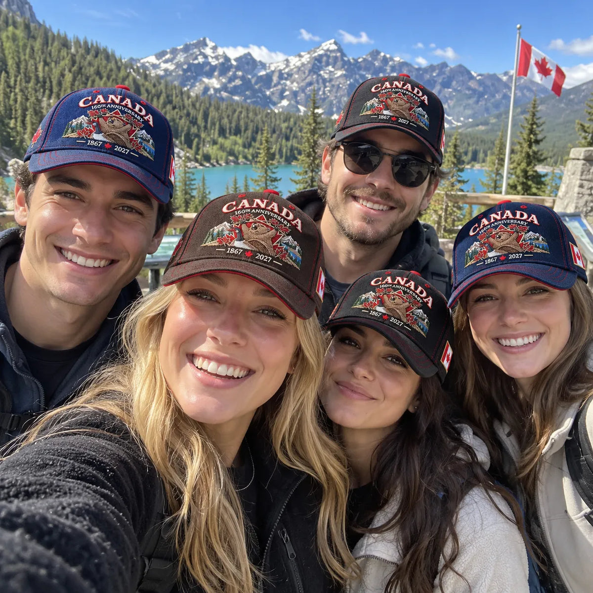 ⏰LAST DAY 50% OFF - 🍁 Canada 160th Anniversary 1867–2027 – Premium Embroidered Heritage Cap 100% Cotton