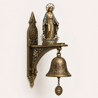 Our Lady of Grace Miraculous Medal Wall Bell
