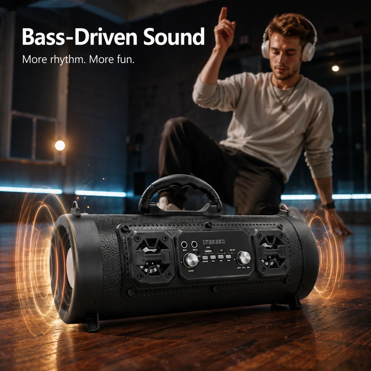 🎤 Portable Wireless Karaoke Bluetooth Speaker – Big Sound, Party Anywhere