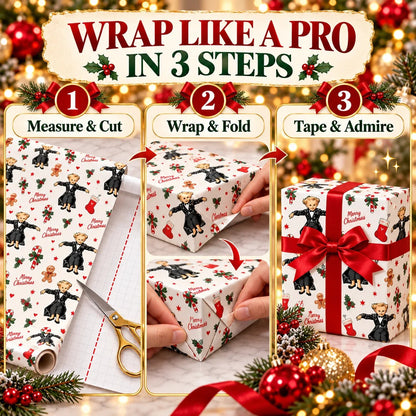 🔥Buy More Save More🔥 - 🎄🎁Iconic 'JD' Meme Christmas Wrapping Paper