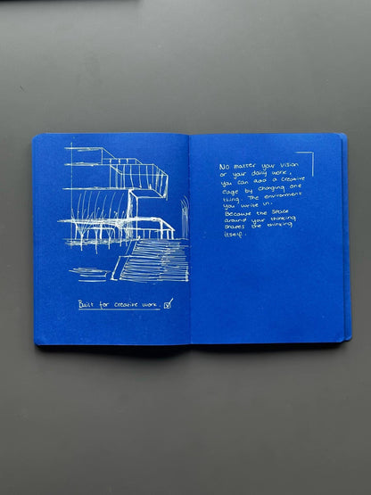 📘 Notedfy Think Blue Notebook – A Different Page for Better Ideas 💙
