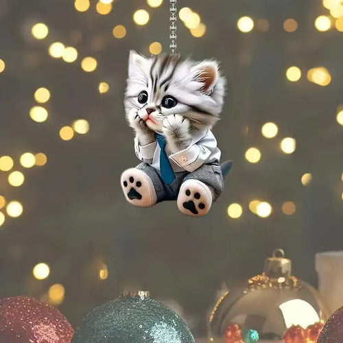 TODAY'S SPECIAL OFFER-50% OFF 🔥3D Stylish Dynamic Cute Cat Keychain