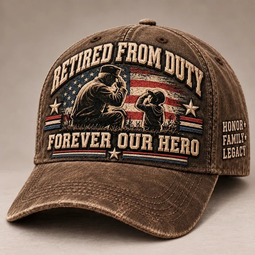 🇺🇸 Forever Our Hero™ – Veteran & Grandpa Tribute Cap | 2 Meaningful Designs 🧢