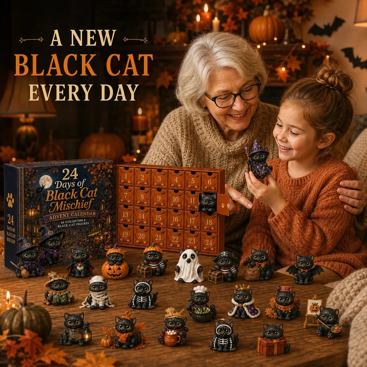 24 Days of Black Cat Mischief Advent Calendar