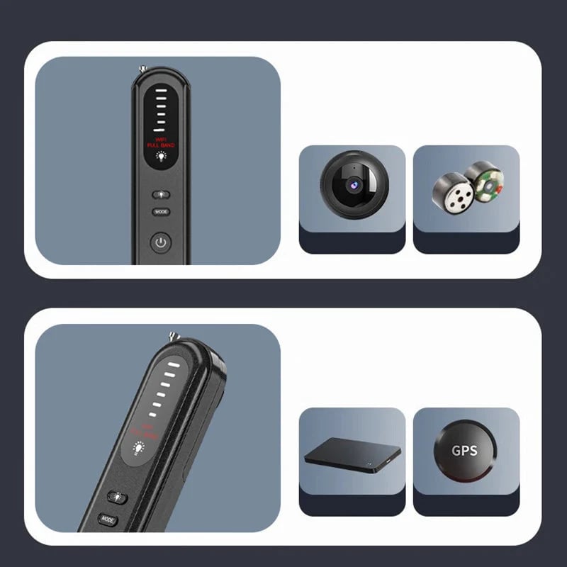 🛡️ Anti-Spy Camera & GPS Detector – Portable Privacy Scanner