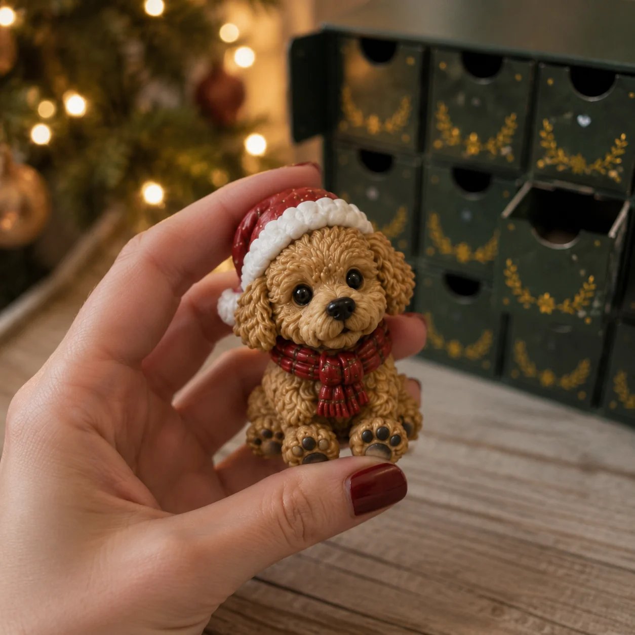 🔥50% Off Last Day🔥 - 🐶 24 Days of Christmas Teddy Dog Magic Advent Calendar – 24 Collectible Holiday Puppy Surprises