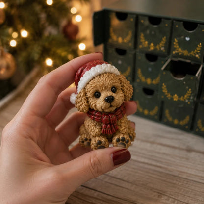 🔥50% Off Last Day🔥 - 🐶 24 Days of Christmas Teddy Dog Magic Advent Calendar – 24 Collectible Holiday Puppy Surprises