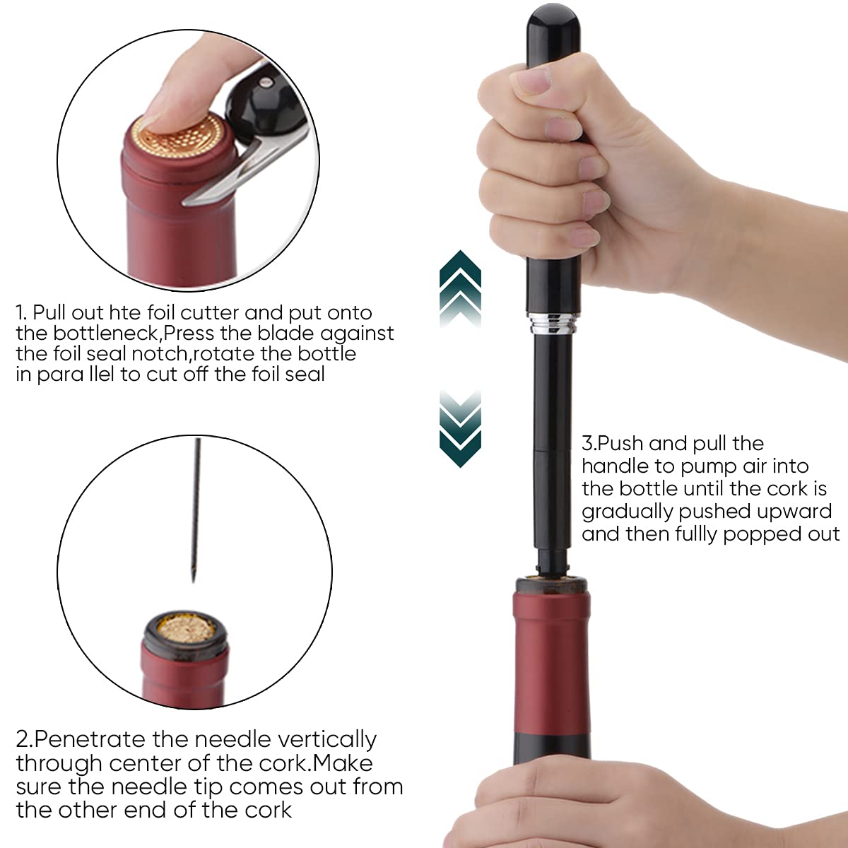 🔥HOT SALE🔥Air pressure wine corkscrew🍾